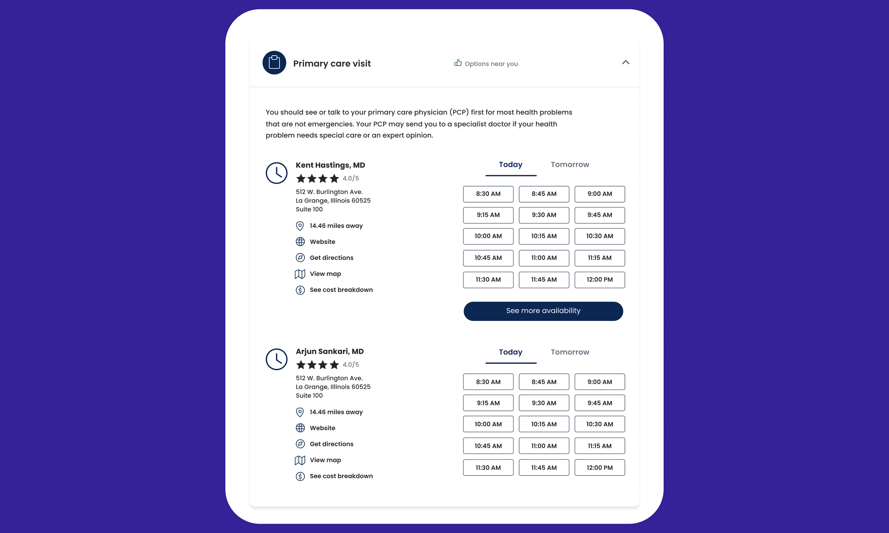 clearstep online booking
